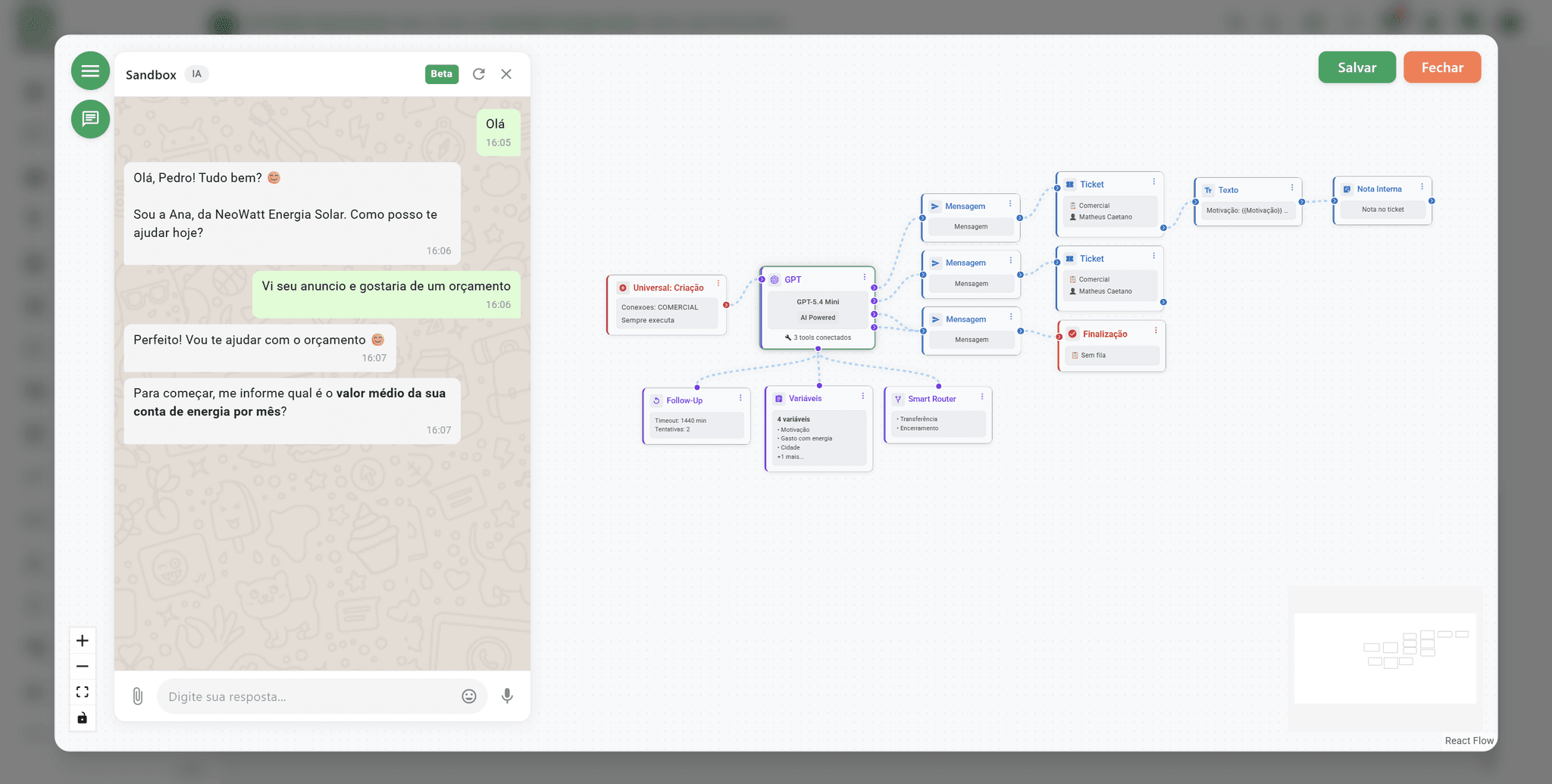 NeoZapp Flowbuilder